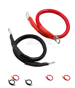 25MM DC COPPER CABLE FOR INVERTER/BATTERY CONNECTIONS WITH LUGS - COPPER