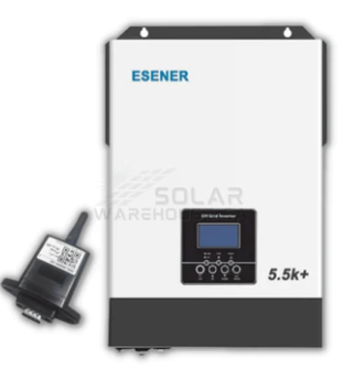 ESENER 5.5KVA 48VDC 100A MPPT HYBRID INVERTER PARALLEL WITH WIFI