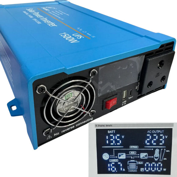 Fivestar UPSB 1500w 12v Modified Sine Wave Inverter With Charger