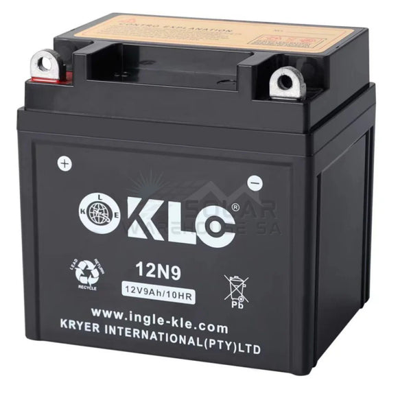 KLE 12N9 12V 9Ah/10HR Motorcycle Battery