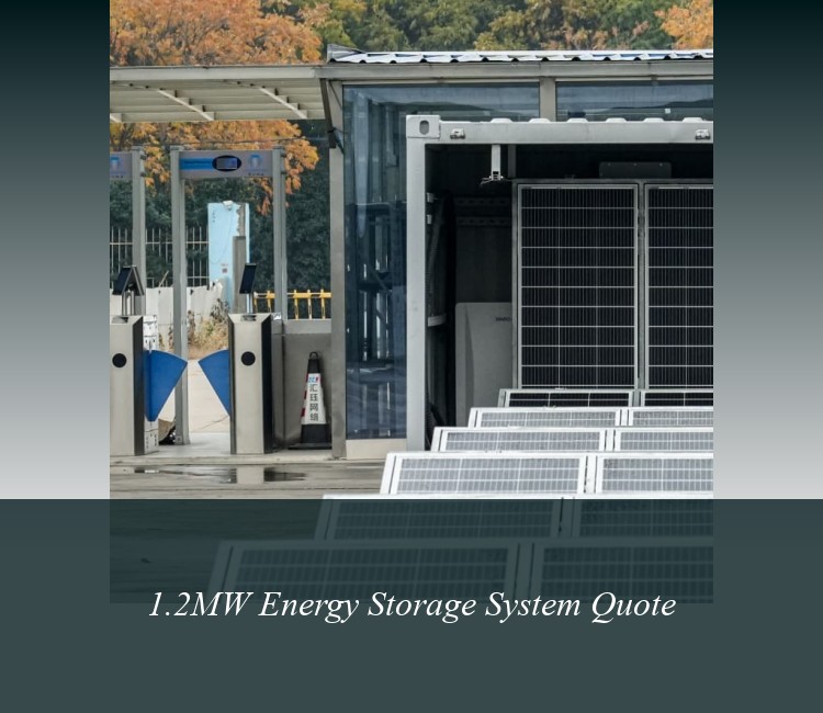 1.2MW Energy Storage System Quote