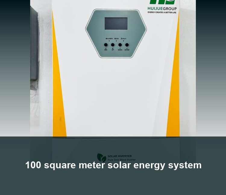100 square meter solar energy system