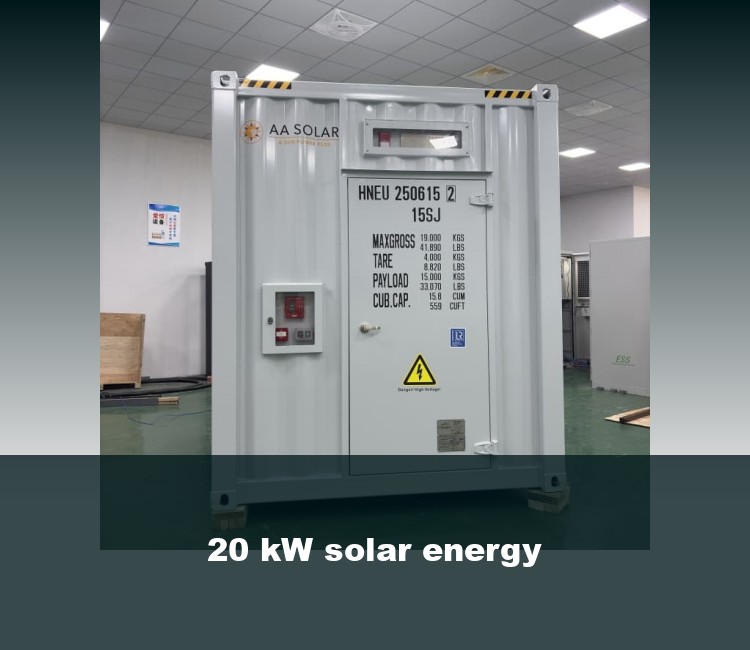 20 kW solar energy