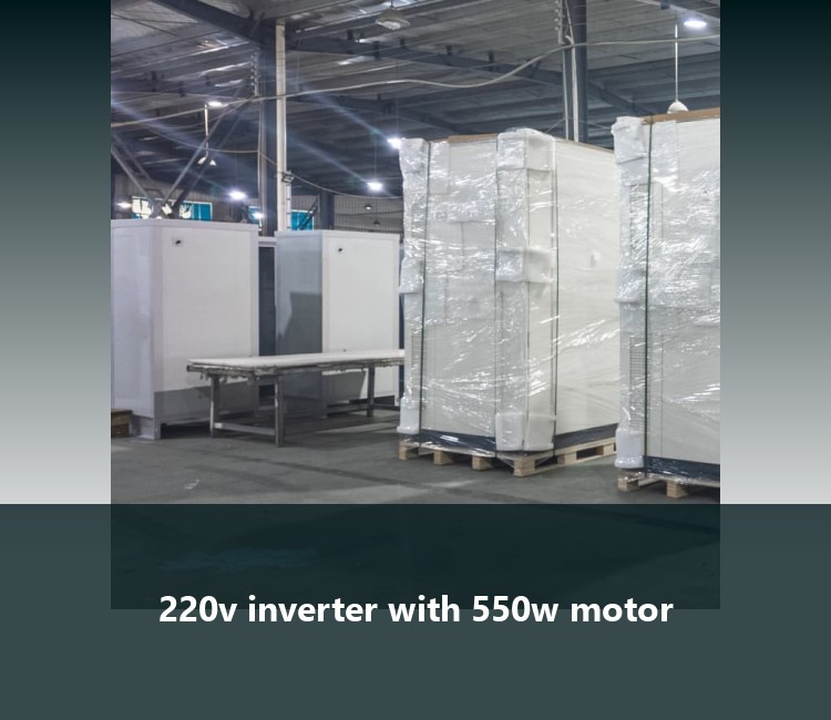 220v inverter with 550w motor