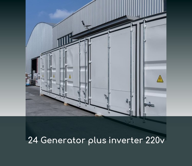 24 Generator plus inverter 220v