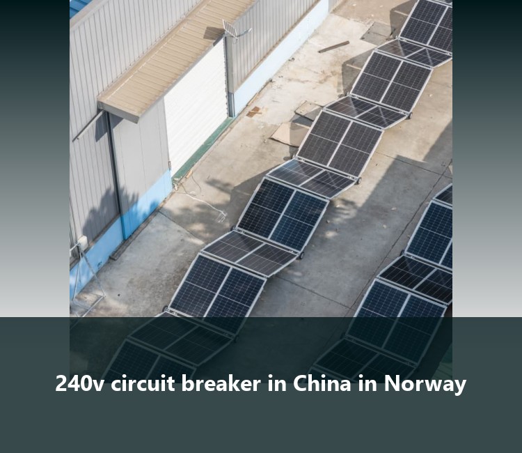 240v circuit breaker in China in Norway