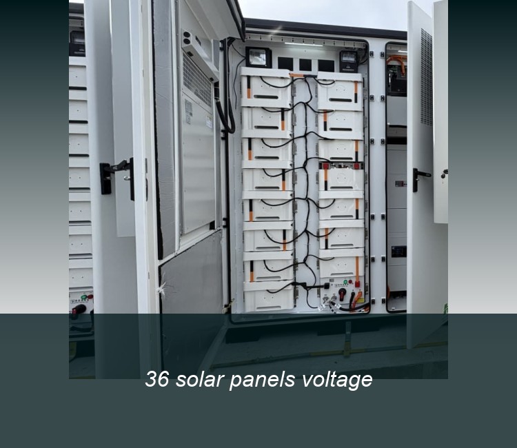 36 solar panels voltage