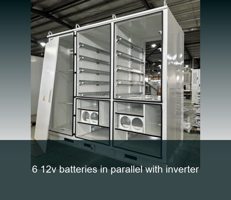 6 12v batteries in parallel with inverter