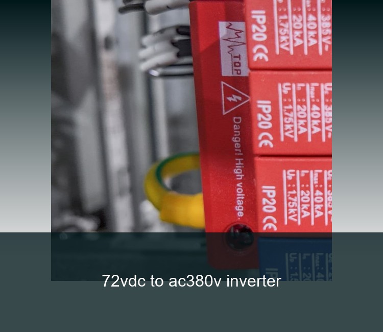 72vdc to ac380v inverter