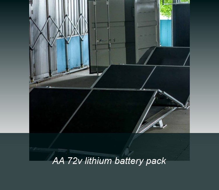 AA 72v lithium battery pack