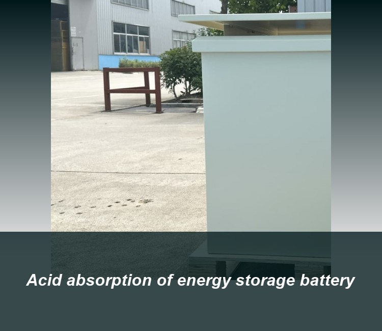 Acid absorption of energy storage battery