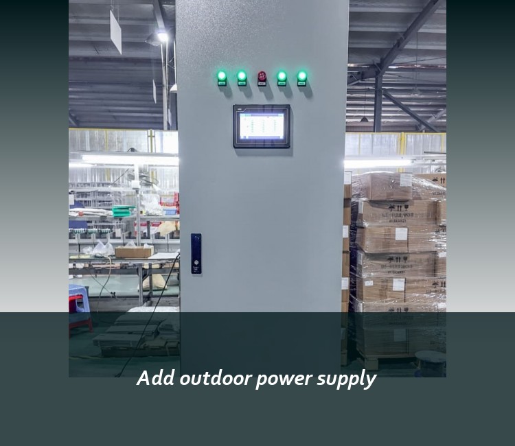 Add outdoor power supply