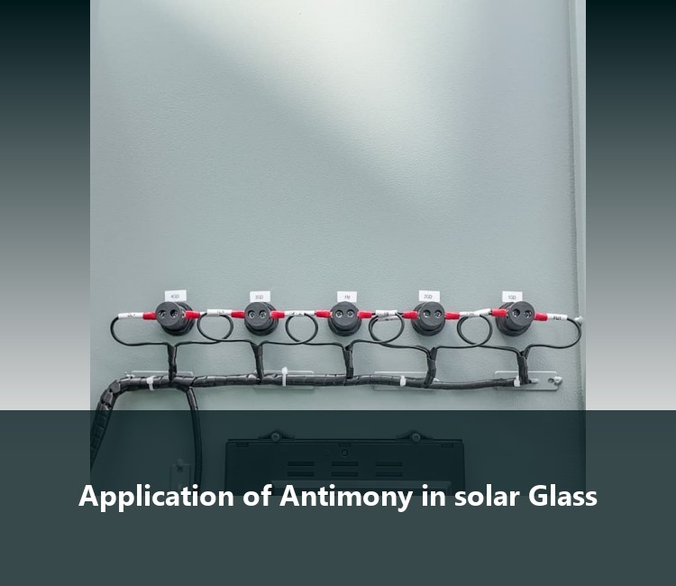Application of Antimony in solar Glass