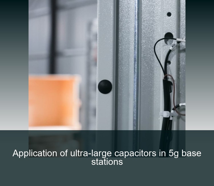 Application of ultra-large capacitors in 5g base stations