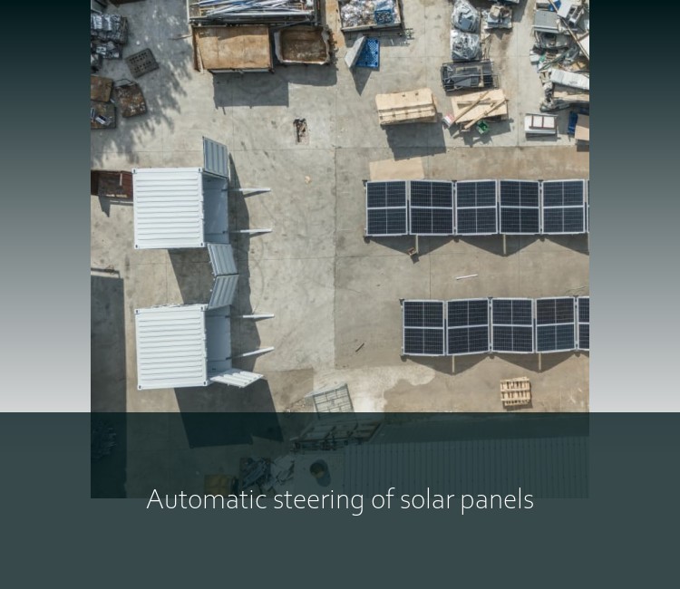 Automatic steering of solar panels