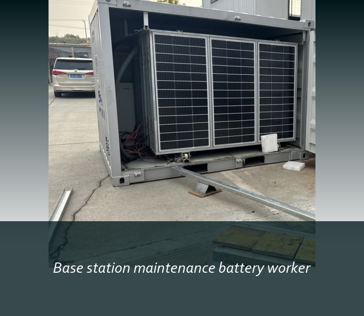 Base station maintenance battery worker