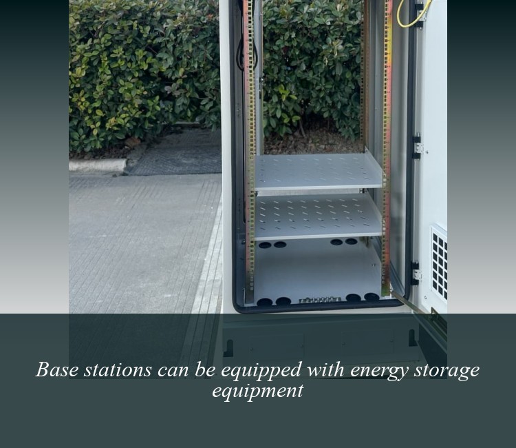 Base stations can be equipped with energy storage equipment