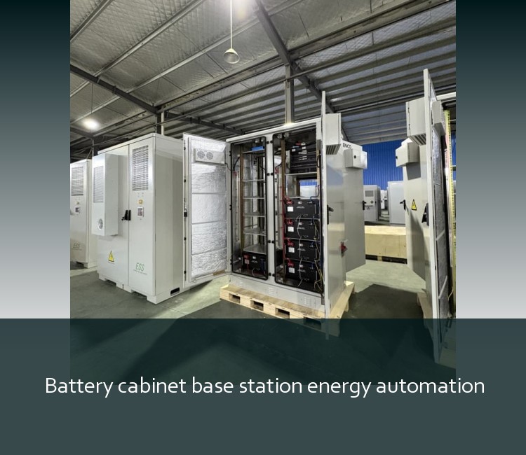 Battery cabinet base station energy automation