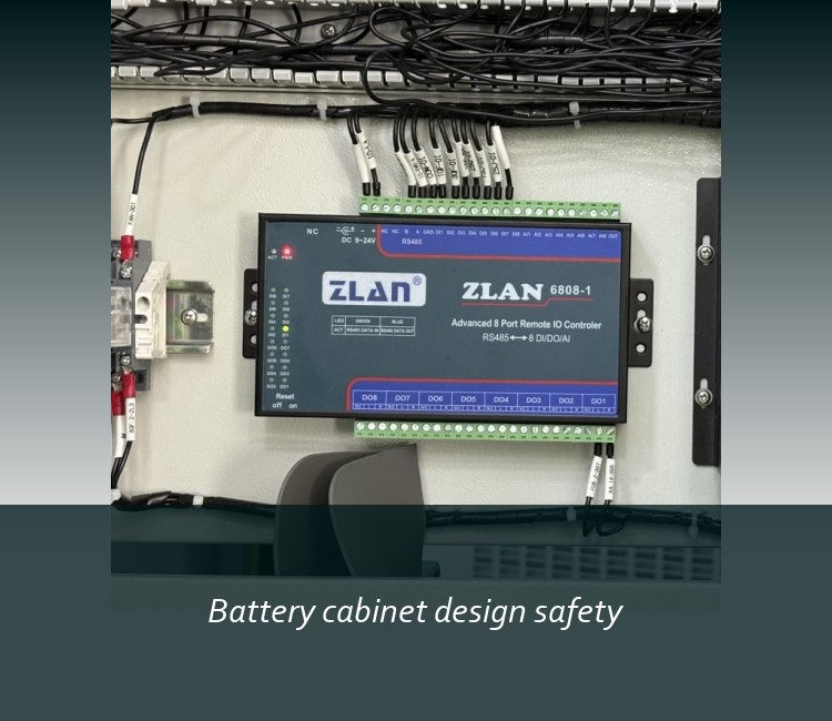 Battery cabinet design safety