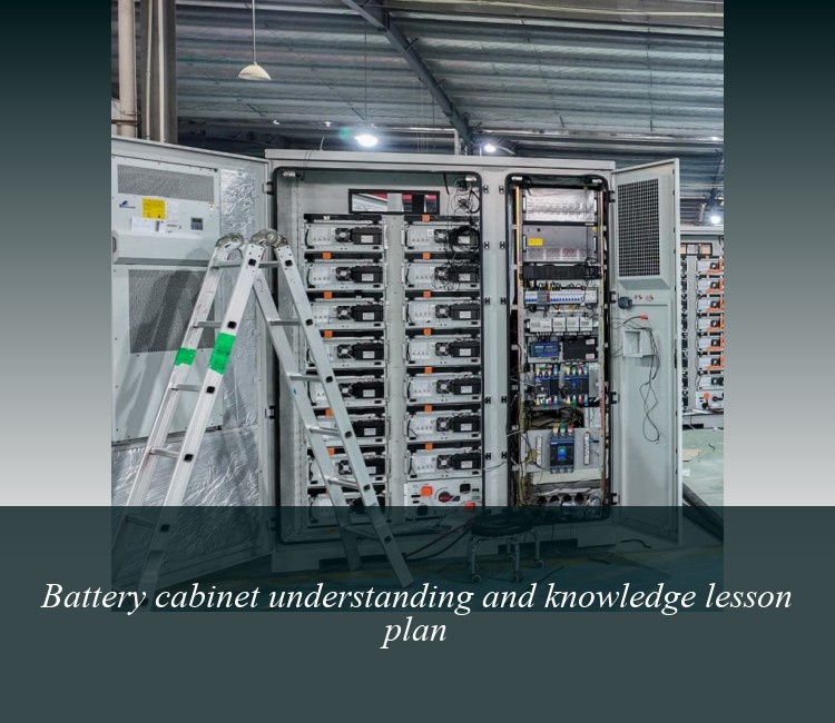Battery cabinet understanding and knowledge lesson plan