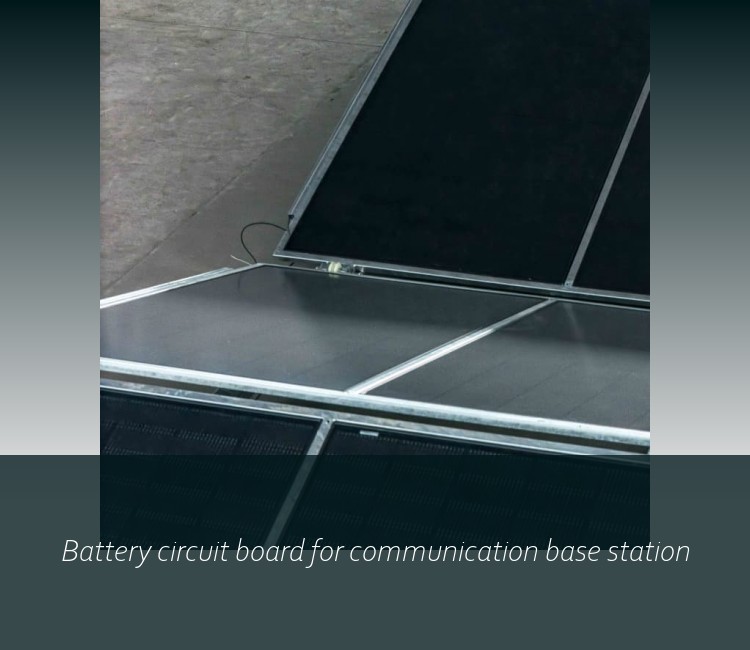 Battery circuit board for communication base station