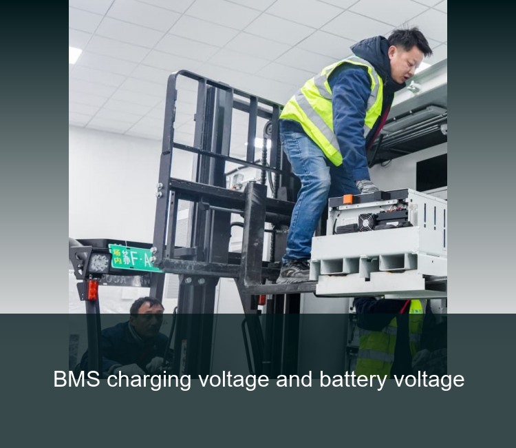 BMS charging voltage and battery voltage
