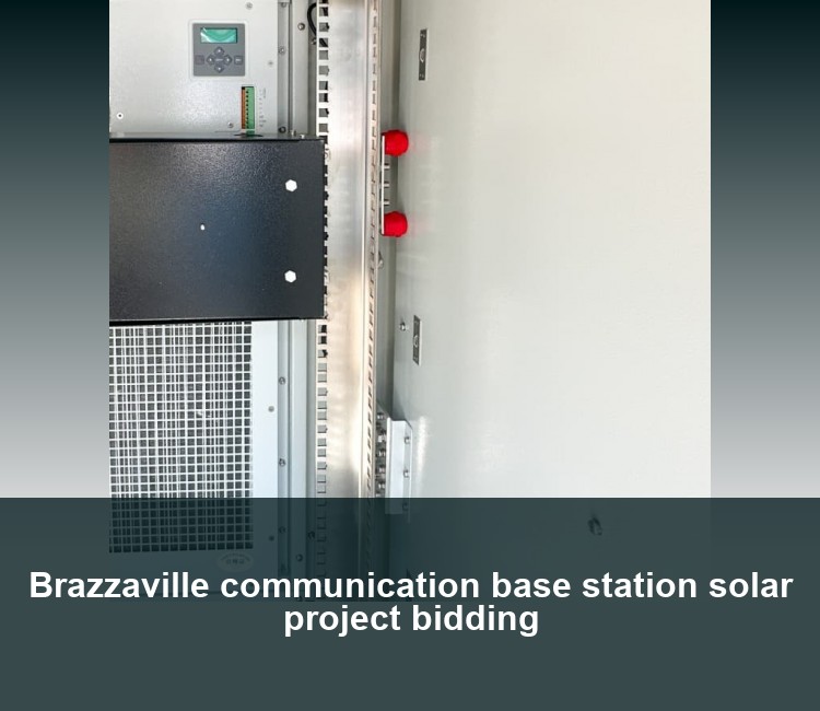 Brazzaville communication base station solar project bidding