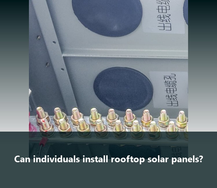 Can individuals install rooftop solar panels?