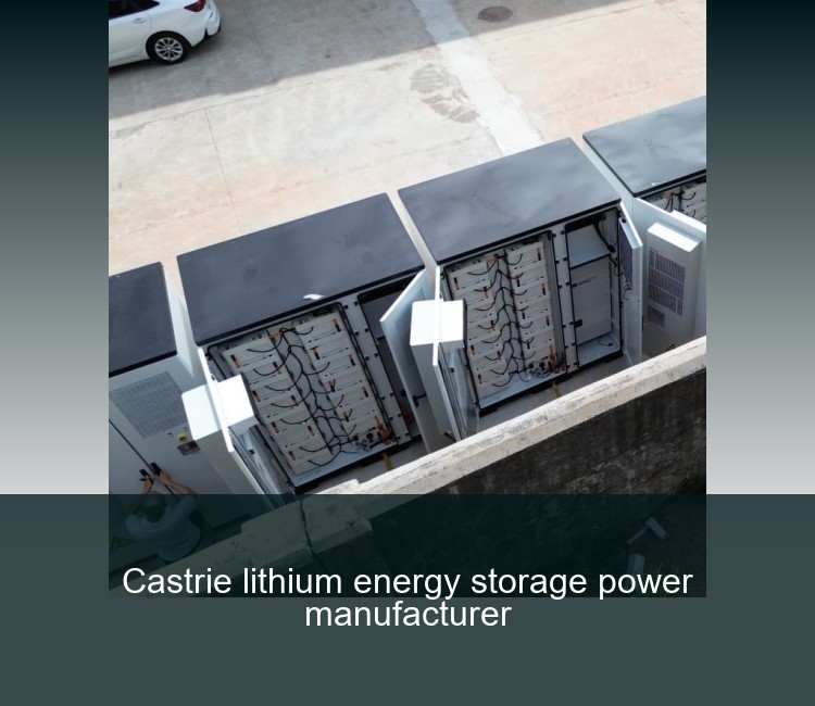 Castrie lithium energy storage power manufacturer