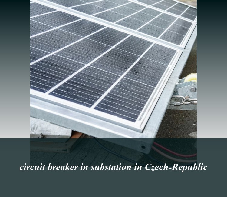 circuit breaker in substation in Czech-Republic