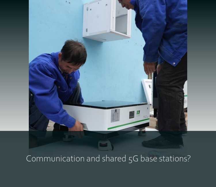 Communication and shared 5G base stations?