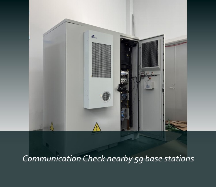 Communication Check nearby 5g base stations