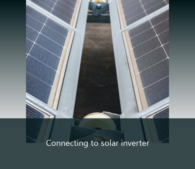 Connecting to solar inverter