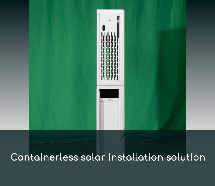Containerless solar installation solution