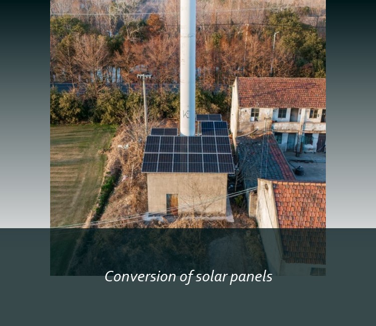 Conversion of solar panels