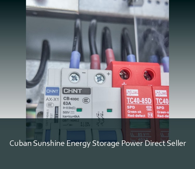 Cuban Sunshine Energy Storage Power Direct Seller