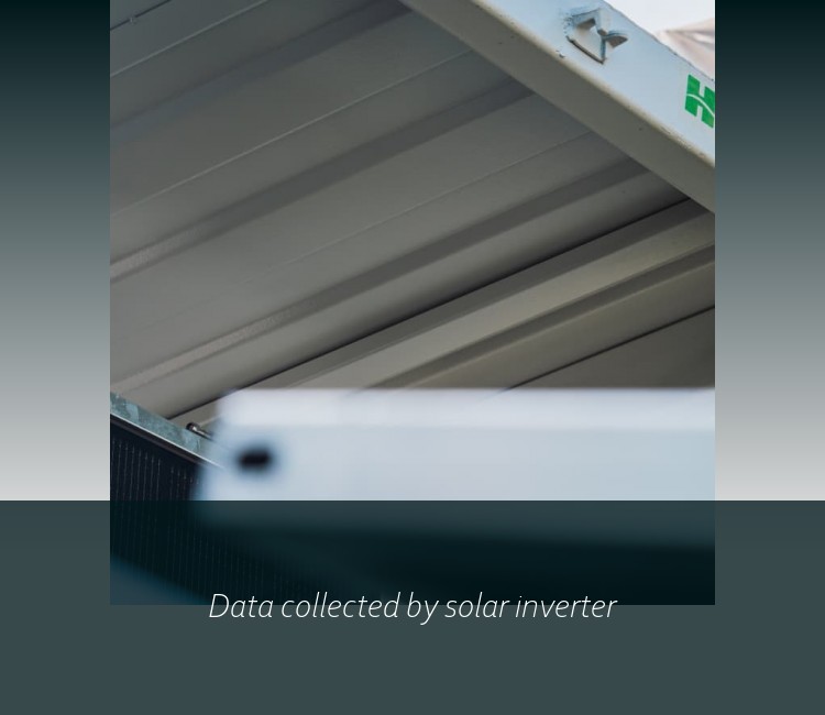 Data collected by solar inverter