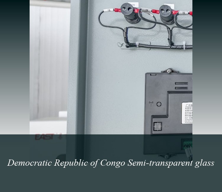 Democratic Republic of Congo Semi-transparent glass