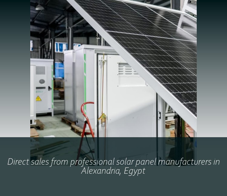 Direct sales from professional solar panel manufacturers in Alexandria, Egypt