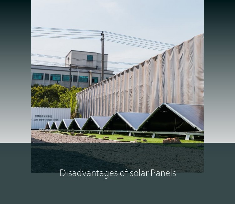 Disadvantages of solar Panels