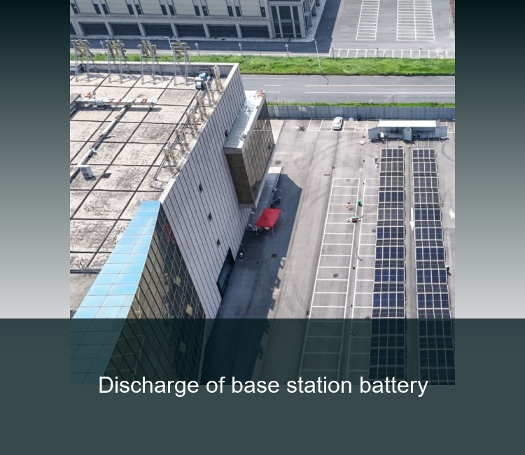 Discharge of base station battery