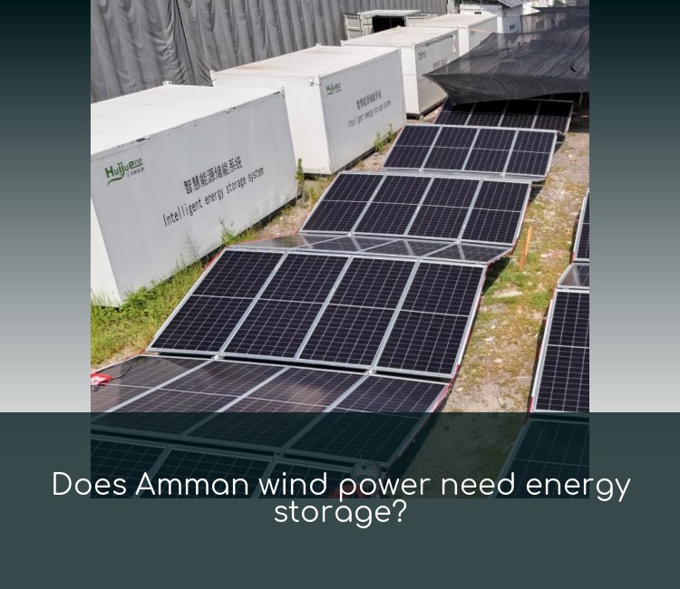 Does Amman wind power need energy storage?