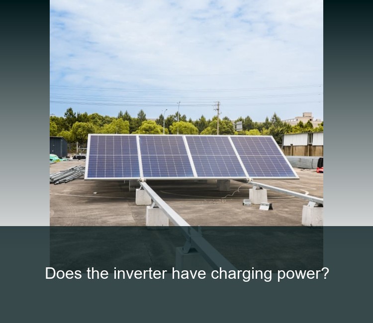 Does the inverter have charging power?