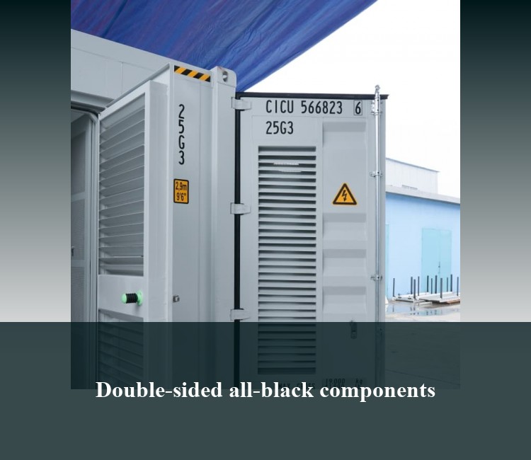 Double-sided all-black components