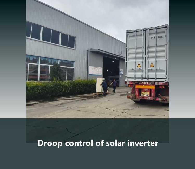 Droop control of solar inverter