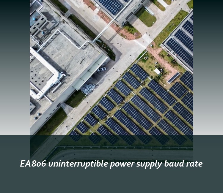 EA806 uninterruptible power supply baud rate