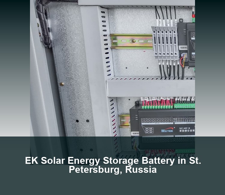 EK Solar Energy Storage Battery in St. Petersburg, Russia