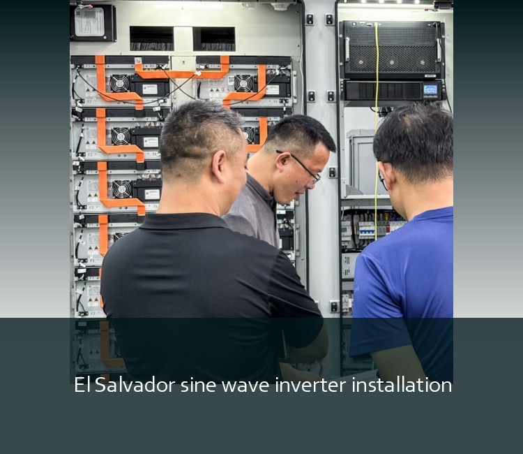 El Salvador sine wave inverter installation