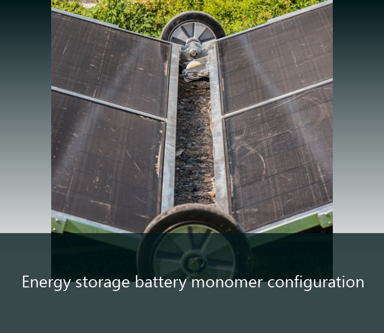 Energy storage battery monomer configuration