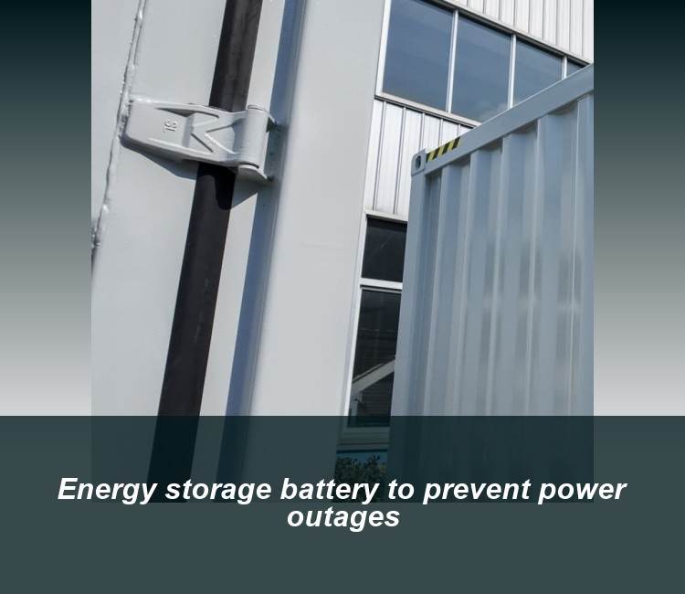 Energy storage battery to prevent power outages